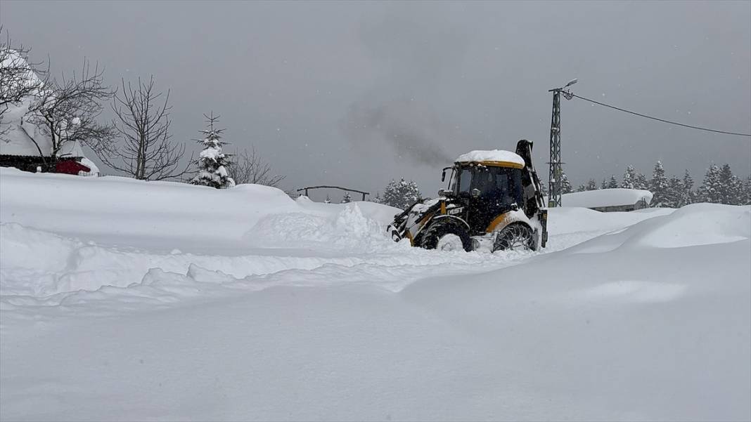 Kar yağan yayla bu hale geldi 2